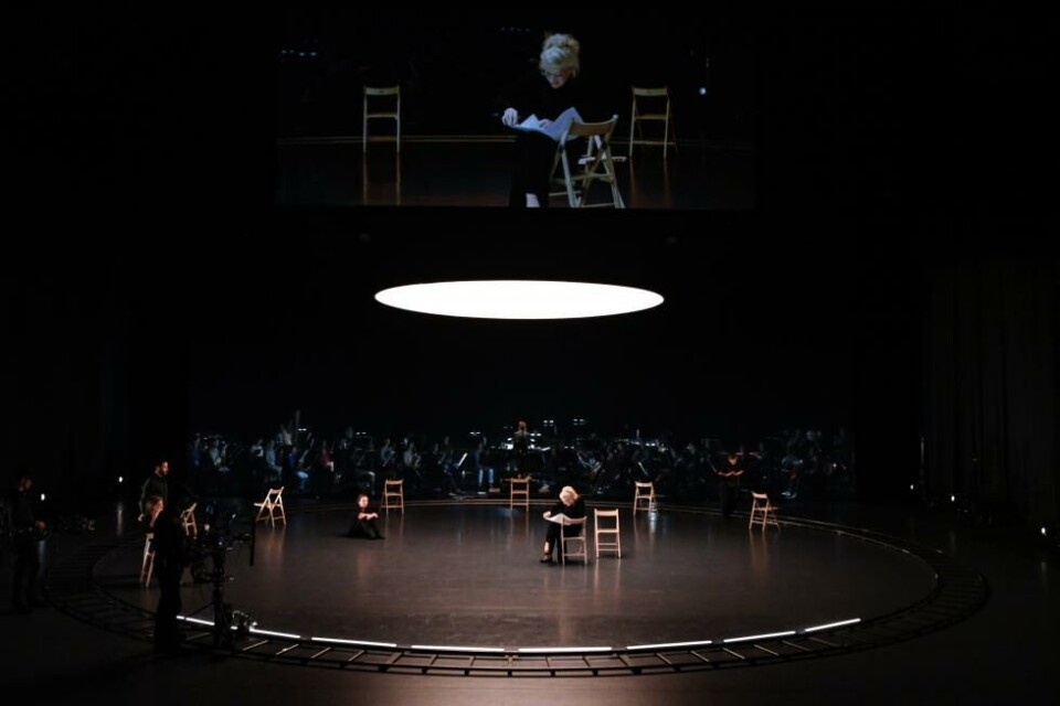 Li Ullmann i «The American Moth», regi og koreografi: Alan Lucien Øyen. Foto:Thor Brødreskift