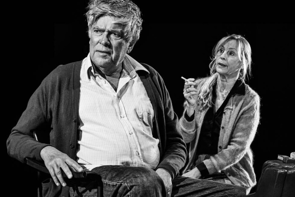 Kai Remlov og Liv Bernhoft Osa i Etter stillheten. Regi: Eirik Stubø. Nationaltheatret2021. Foto: Øyvind Eide