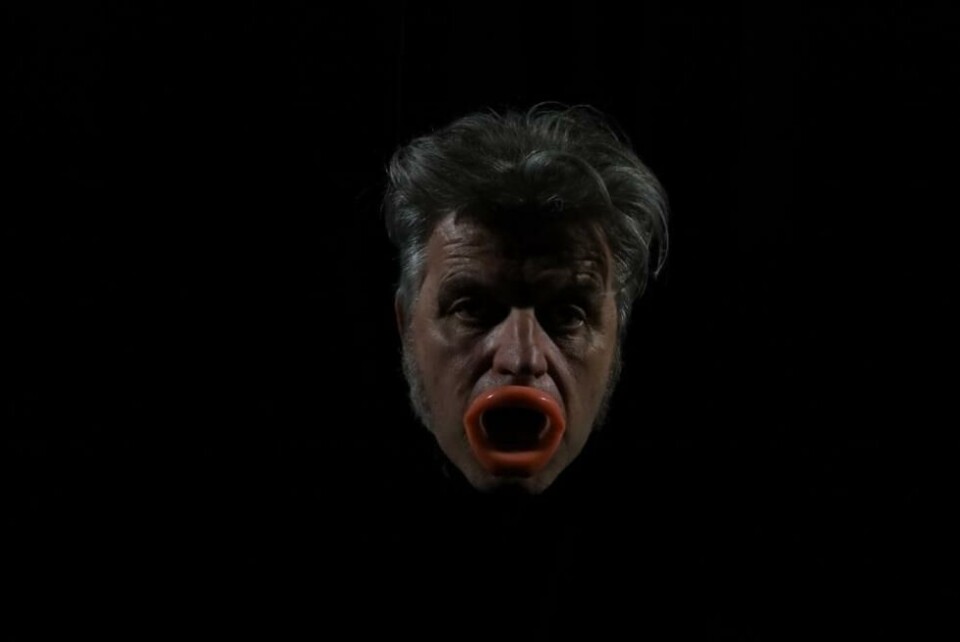 «Logos Pneuma» av Erik Blekasaune. Black Box teater 2021. Foto: E. Blekasaune