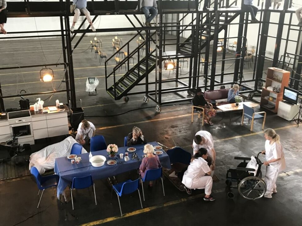 Fra Livet # 4 (arbeidstittel). Konsept og regi: Goksøyr & Martens. Lagerbygget, Filipstad. Foto: Therese Bjørneboe