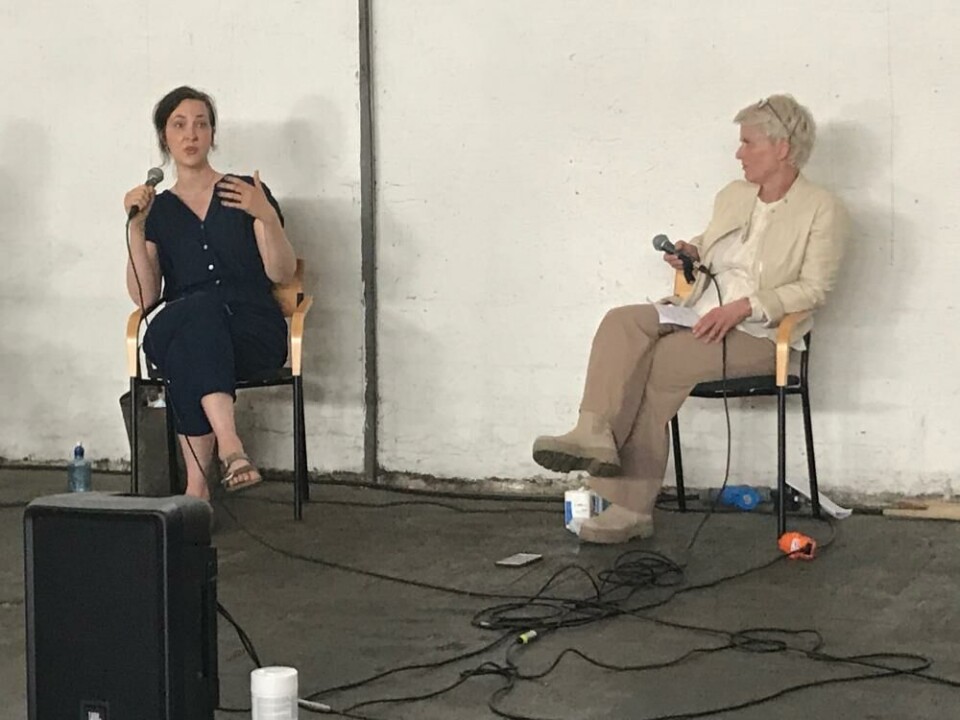 Ida Müller, Kompani Vinge/Müller, Line Rosvoll, Dramatikkens hus. Foto: Therese Bjørneboe