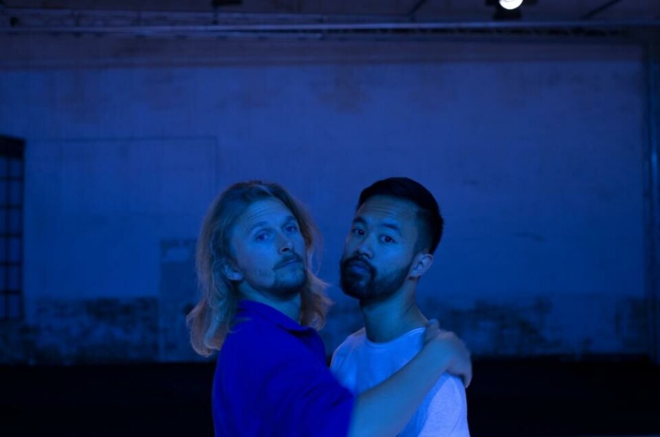 Knut Vikstrøm Precht og Tony Tran i «Jakob». Dansens Hus 2021. Foto: Andreas Saugstad Leonardsen