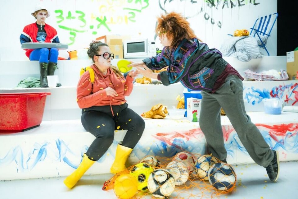 «Keeperen og havet», regi: Kjersti Horn. Det Norske Teatret 2022. Foto: Dag Jenssen
