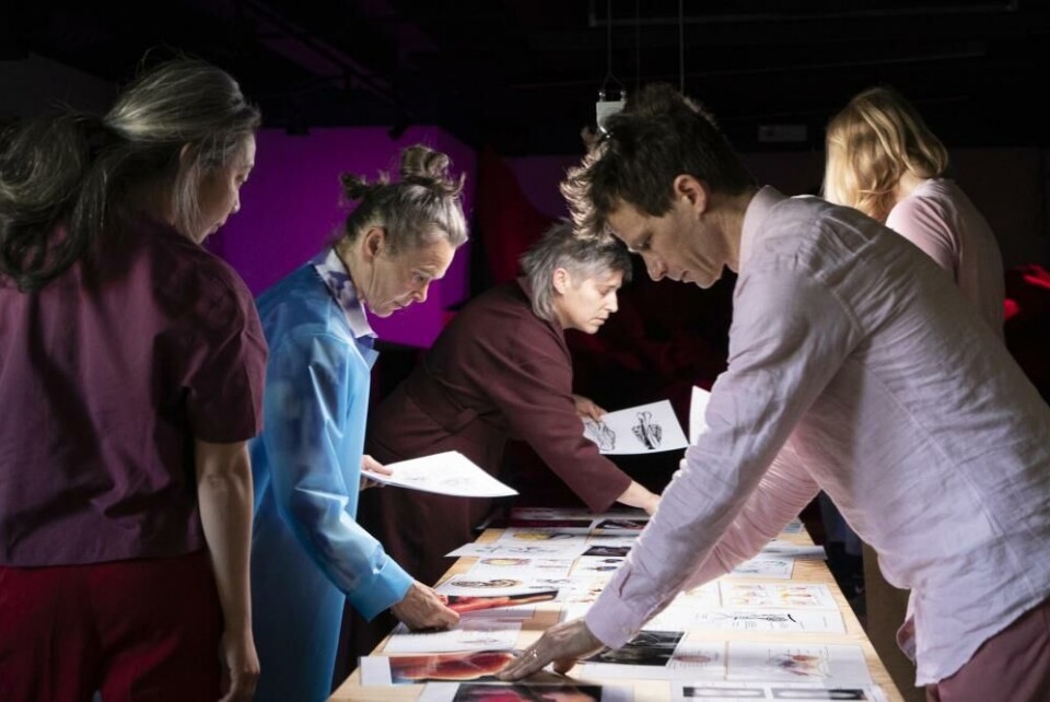 Fra «a collection of fluid spaces» av BodyCartography. Regi: Olive Bieringa and Otto Ramstad. Foto: Thomas Greil