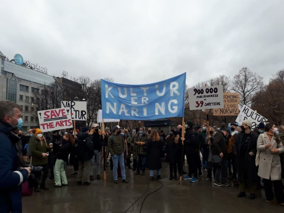 Fra demonstrasjonen 2019. Foto: Elin Lindberg