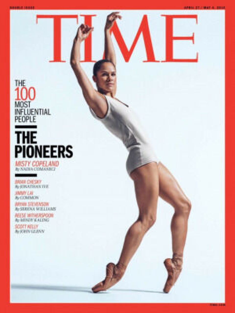 Misty Copeland på forsiden av Time.