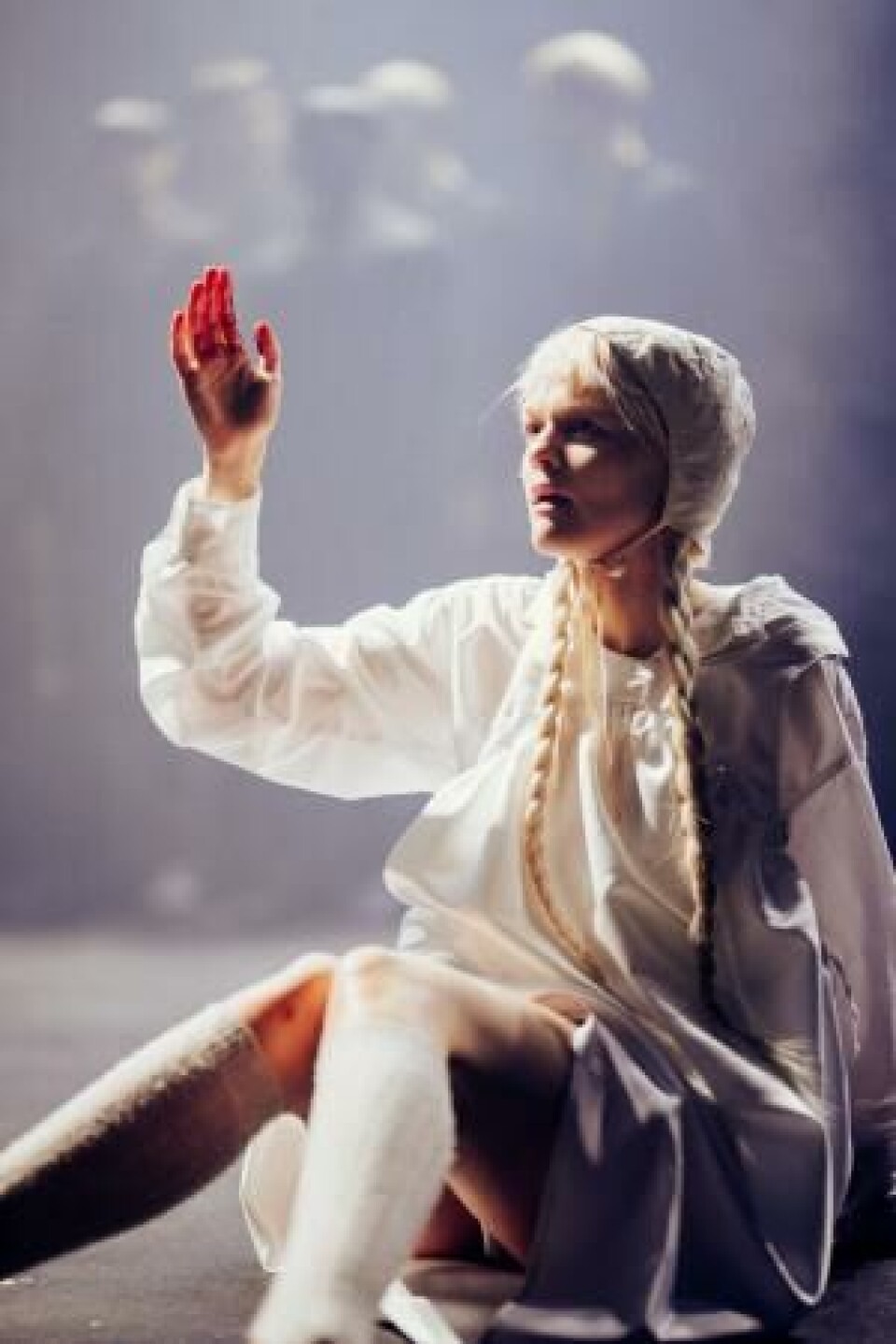 Monica Dybwad (Jeanne d’Arc). Foto: Jonathan Vivaas Kise