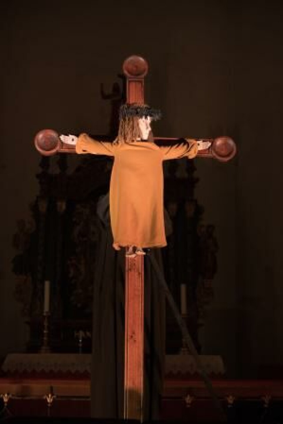 Jesus korsfestet. Foto: Martin Eldøy