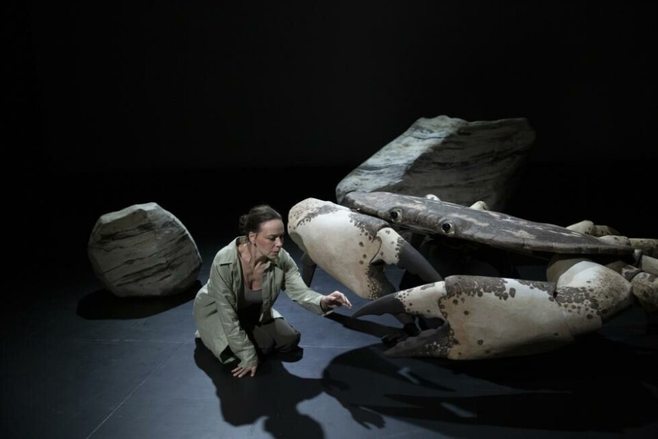 Kirsti Torhaug (Ellida) i «Fruen fra havet», regi: Jon Skulberg på Nordland Teater 2022. Foto: Louise Herrche Serup