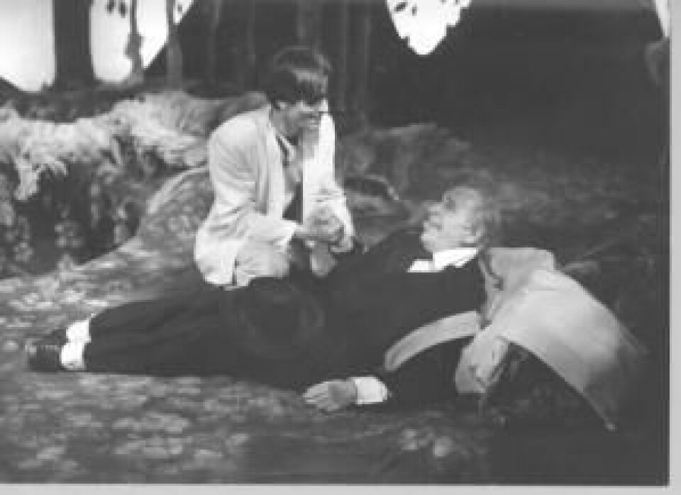 Lasse Lindtner (Orlando) og Arne Bang-Hansen (Adam), 1982. Foto: Leif Gabrielsen