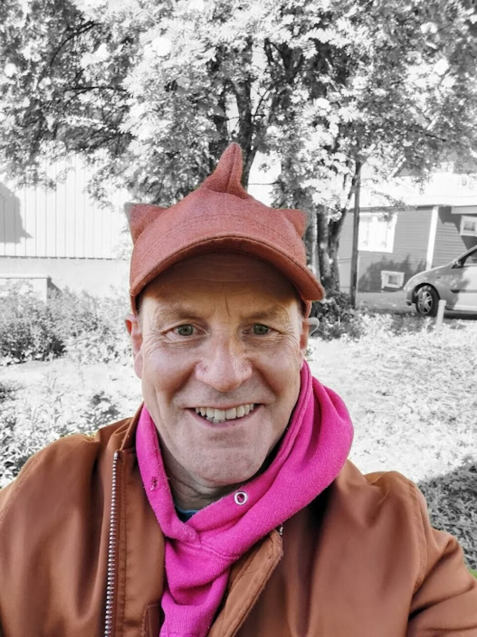 Jurist, forfatter og joker Ánde Somby. Foto: Selfie