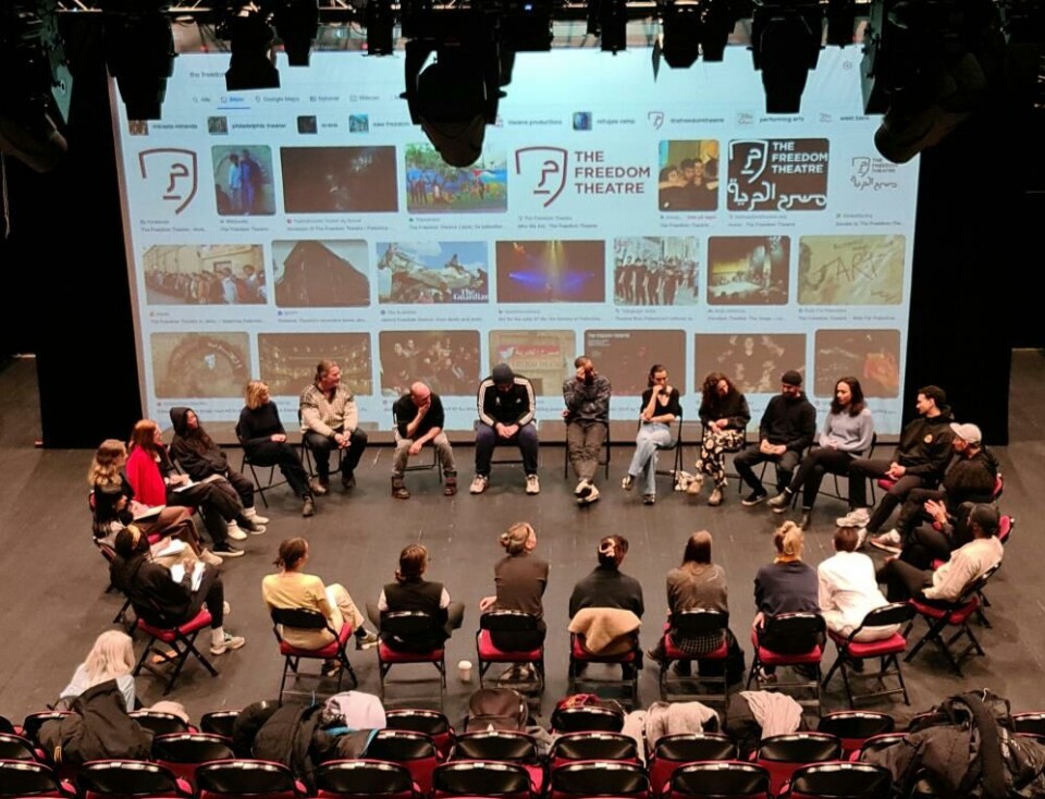 Publikumsarrangement under Motforestillinger, HUMAN 2023. Foto: Vibeke Harper