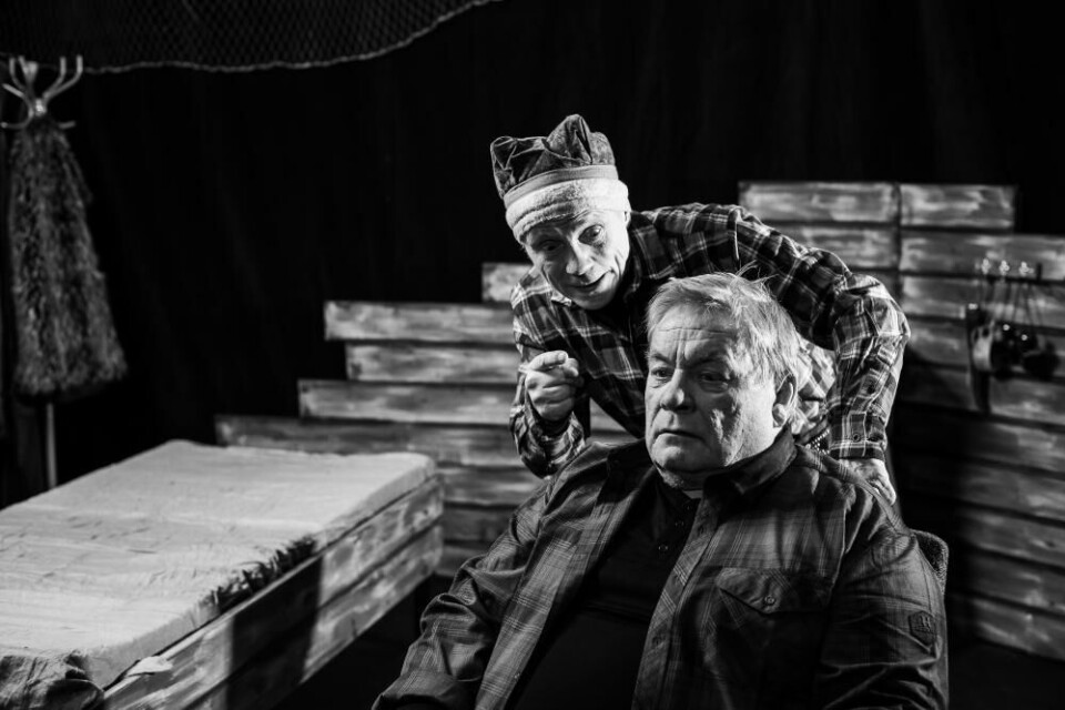 Egil Keskitalo og Iŋgor Ántte Áilu Gaup (bak). Foto: Andreas Ausland