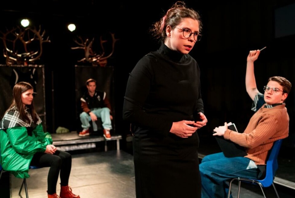 Marte Fjellheim Sarre, Kristian Tapio, Anja Bongo Bjørnstad, Henrik Spantell Valdermo, Máid Sárá čiegada. Govven/foto Aslak Mikal Mienna. Foto: Aslak Mikal Mienna