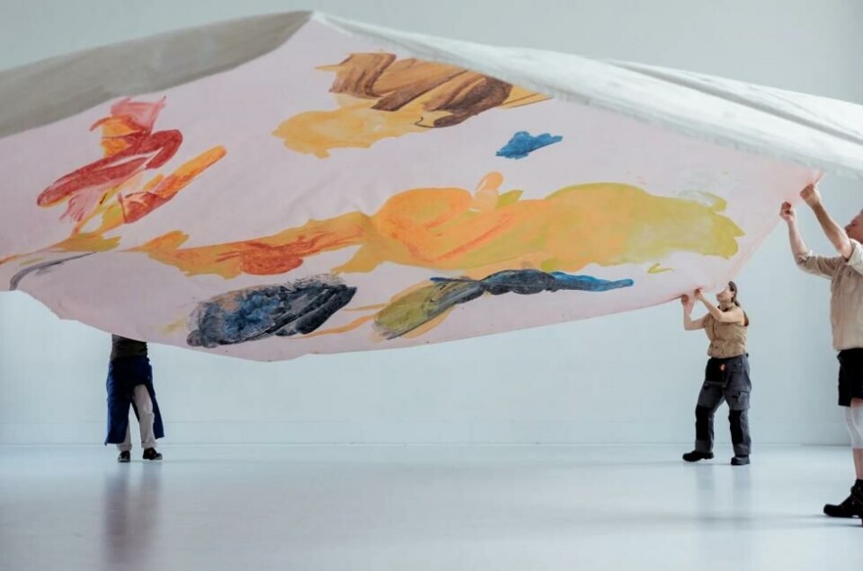 KNØ, choreographers: Ingeleiv Berstad and Pernille Holden. Dansens Hus på Gamle Munch, Tøyen. Foto: Tale Hennes