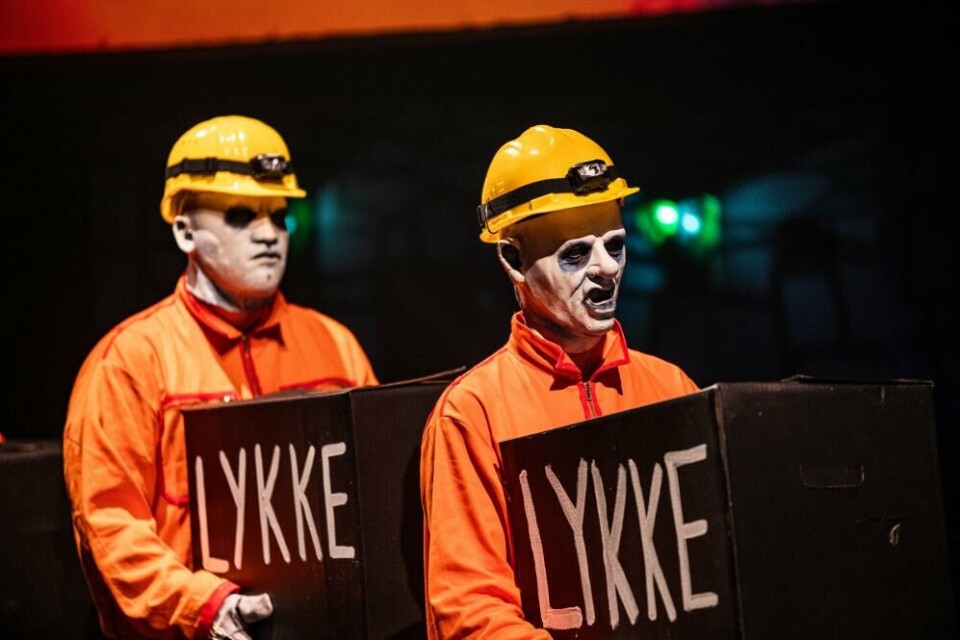 Bygningsarbeidere. Foto: Ole Herman Andersen