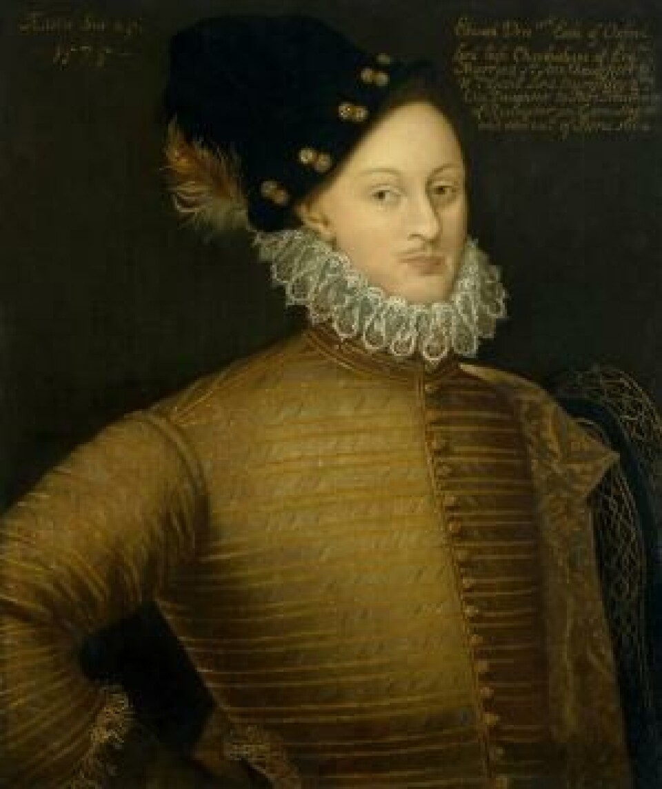 Edward de Vere, ca 1575