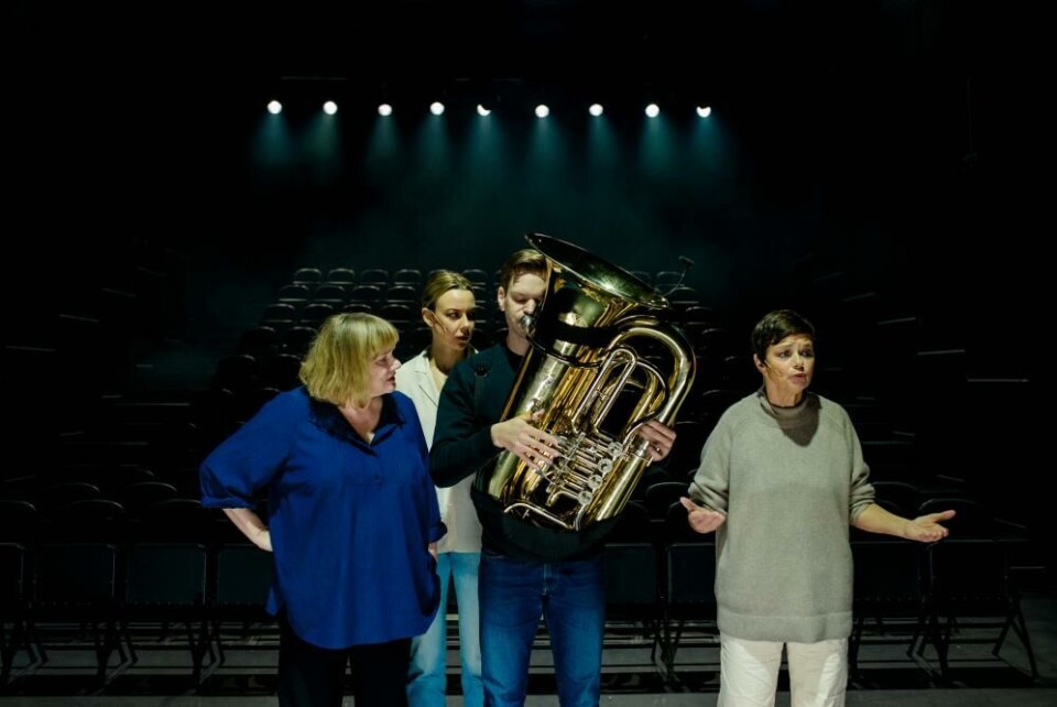 Laila Goody, Ragnhild Tysse, Kristoffer Kompen og Gisken Armand. Foto: Erika Hebbert