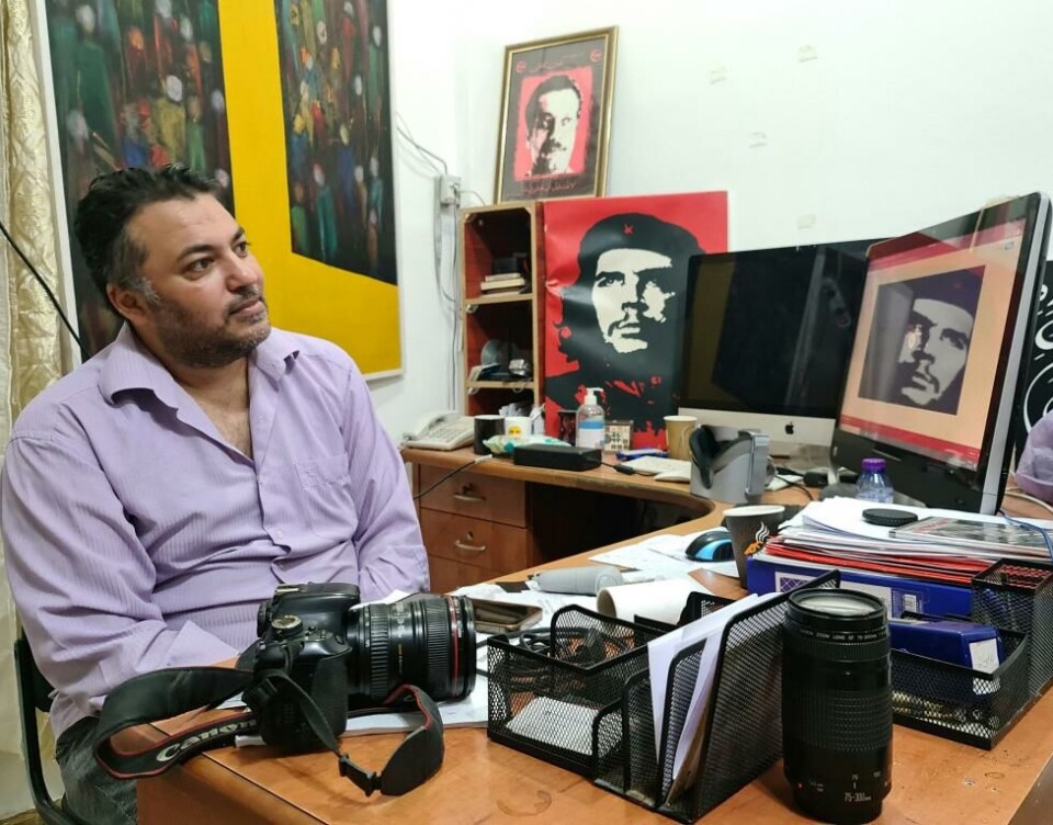 Mustafa Sheta, daglig leder, Freedom Theatre. Foto: Vibeke Harper