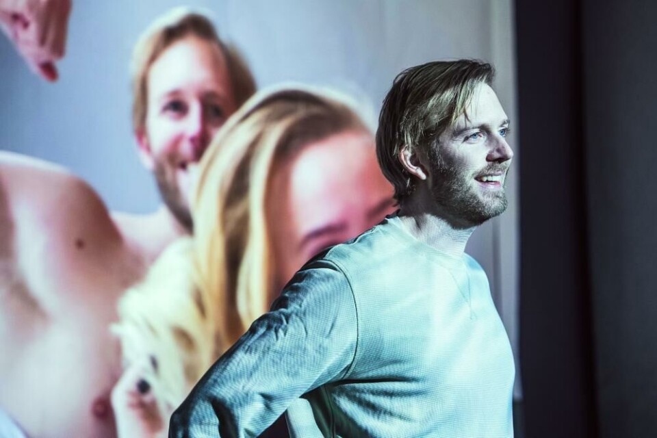 Josefine Frida Pettersen (på video) og Christian Ruud Kallum. Foto: Monica Tormassi