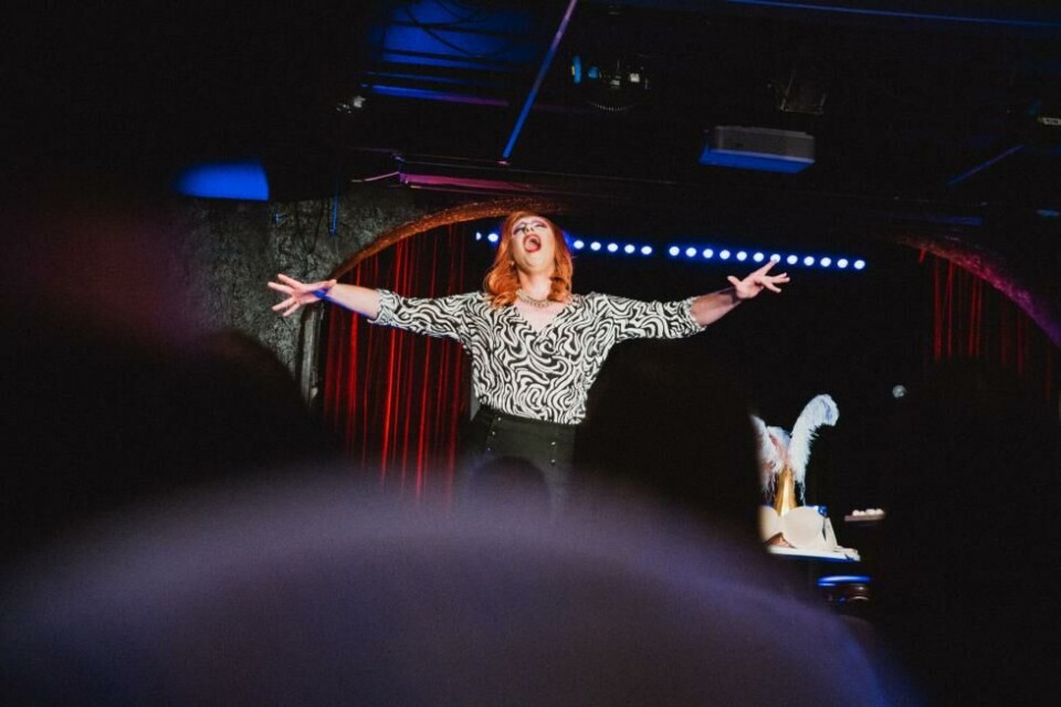 Bingo med Ivana Impeachum (Mats Moe) på Oslo Nyes Teaterkjeller'n. Foto: Oslo Nye