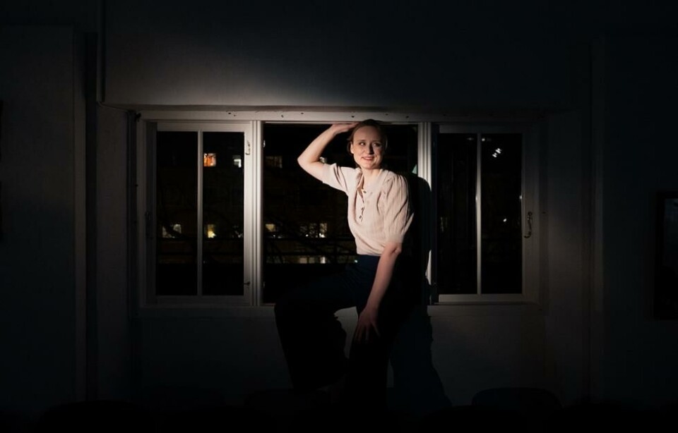 Ida Klem i «Av måneskinn gror det ingenting», regi; Miriam Prestøy Lie. DNS 2024. Foto: Sebastian Dalseide