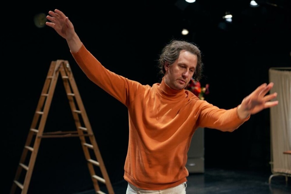 Henrik Rafelsen som Vielgeschrei i Den Stundesløse. Foto: Øyvind Eide
