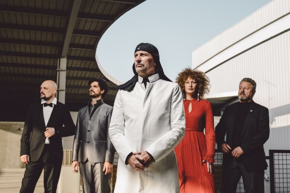 Promo-bilde for Laibachs Opus Dei Tour. Foto: Ciril Jazbek