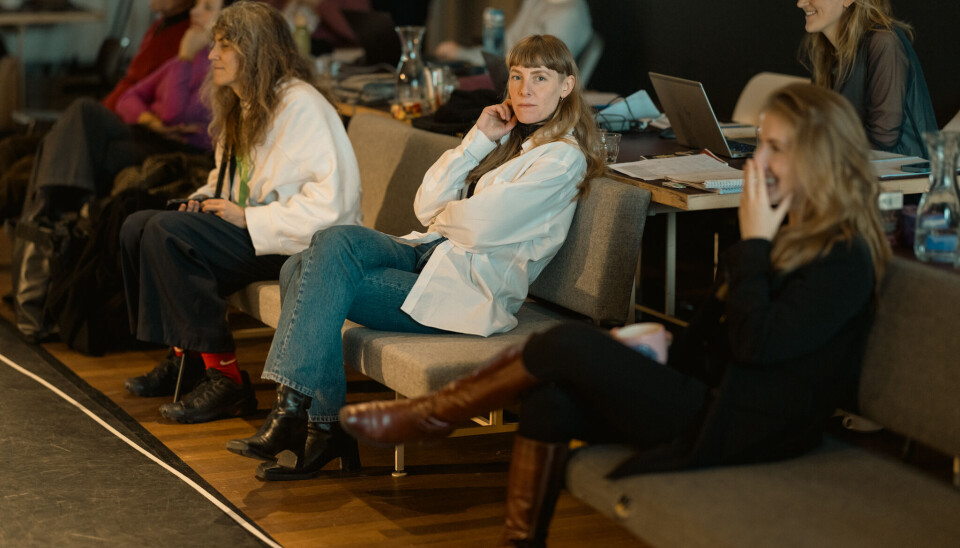 Eline Arbo, fotografert under en prøve på International Theatre Amsterdam.