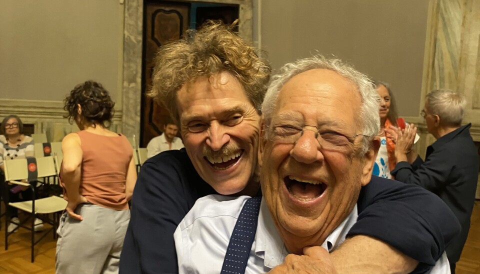 WillemDafoe og Richard Schechner i Venezia juni 2025